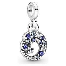 Pandora ME Blue Ocean Wave Mini Dangle Charm - 799010C01