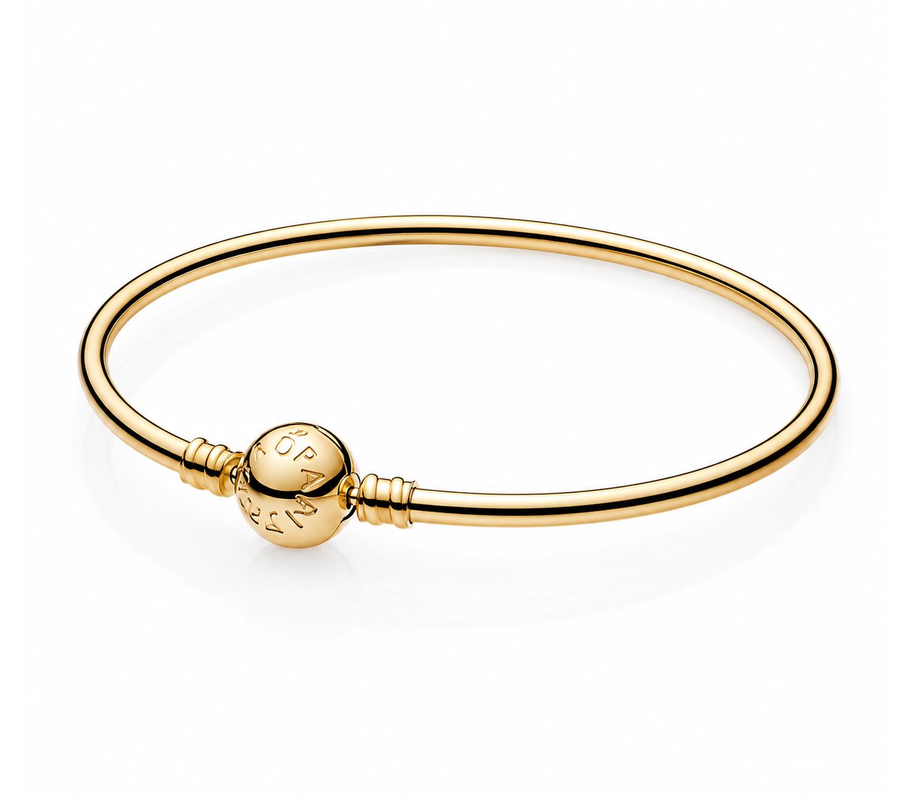 14k Gold Pandora Moments Bangle-550713