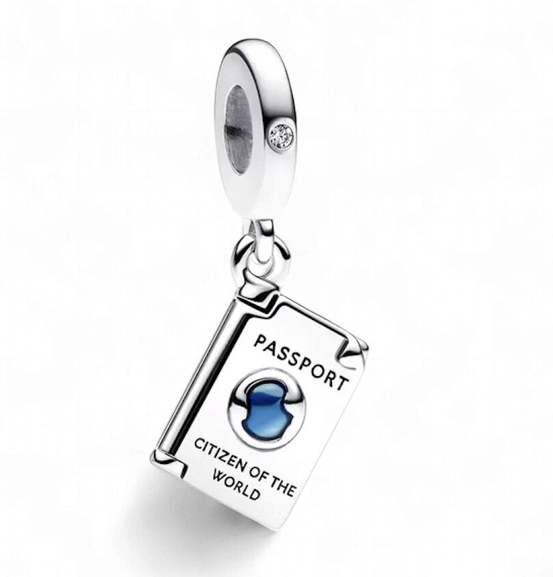 Openable Passport Dangle Charm - 792680C01