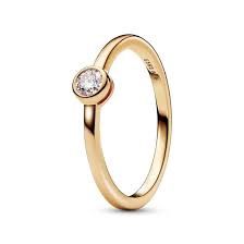 Pandora Era Bezel 14k Gold Lab-grown Diamond Ring - 152894C01