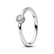 Pandora Era Bezel Sterling Silver Lab-grown Diamond Ring - 192894C01