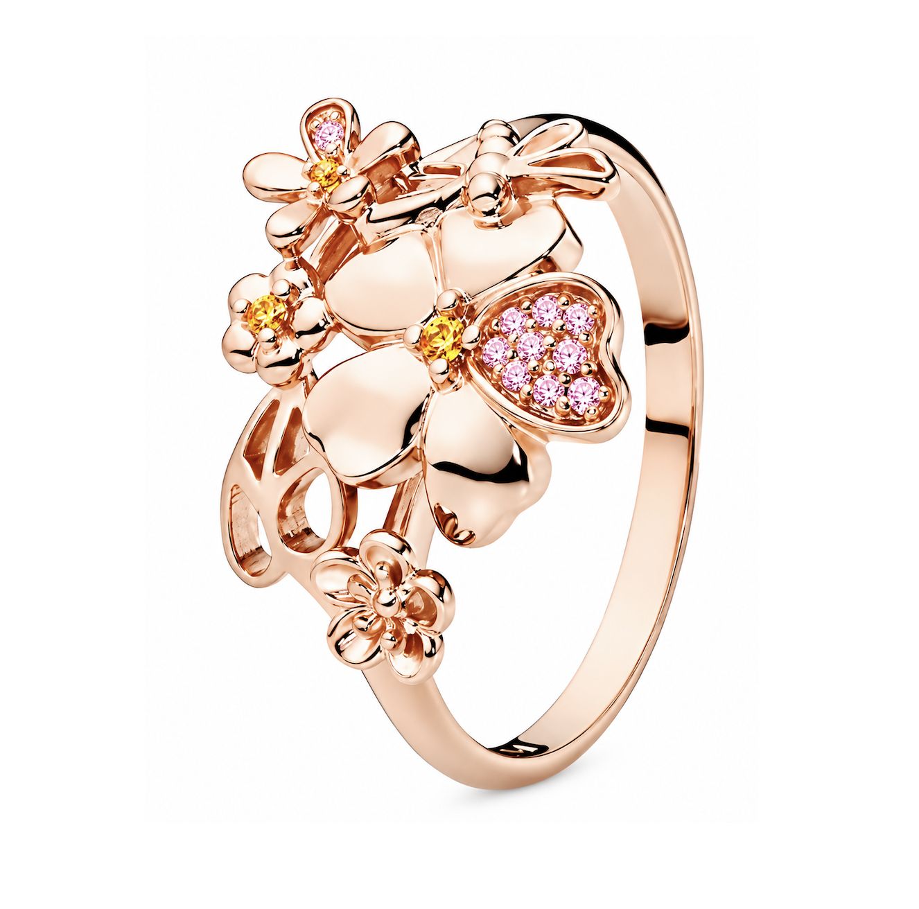 Pandora Pavé Flower Ring-187083NPRMX