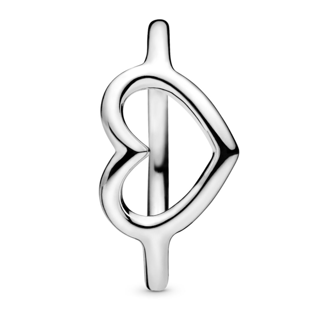 Polished Open Heart Ring-198613C00