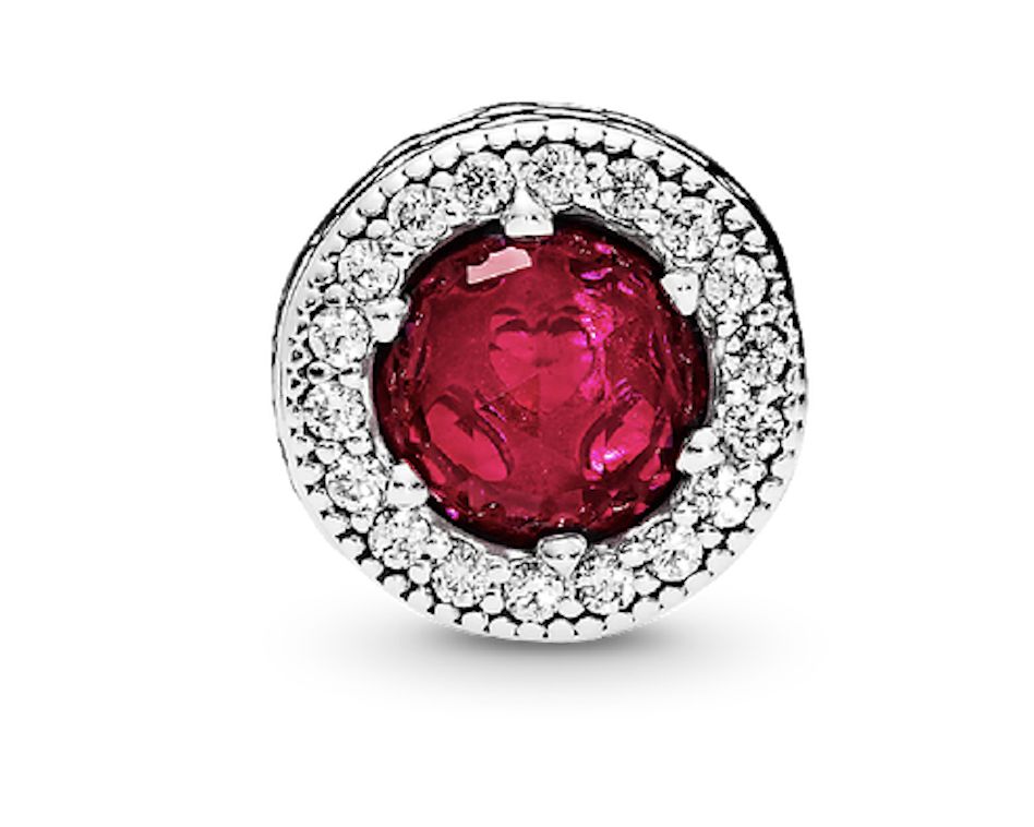 Passion Sparkling Red Charm-796441SRU