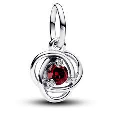 Red Eternity Circle Dangle Charm - 793125C01