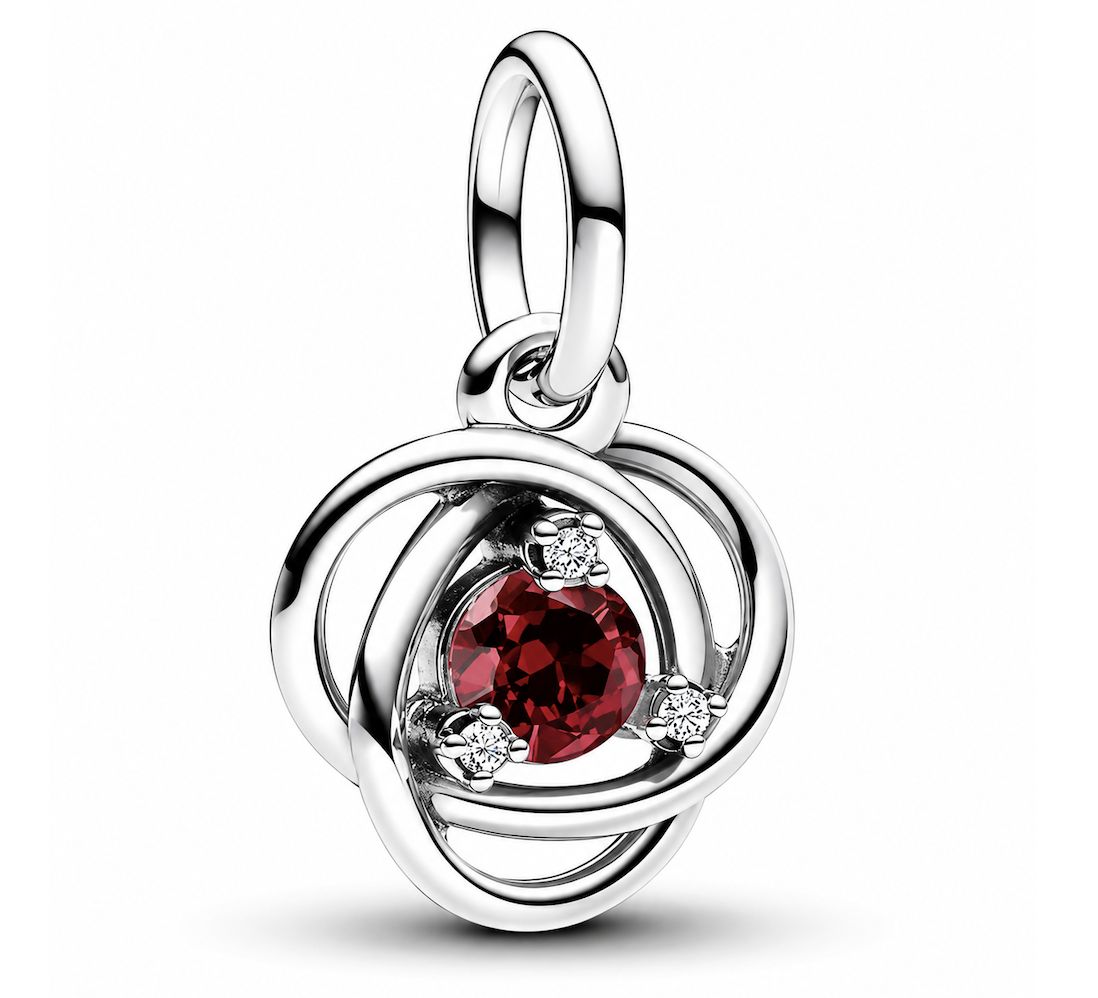 Red Eternity Circle Dangle Charm-793125C01