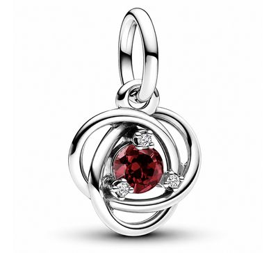 Red Eternity Circle Dangle Charm-793125C01