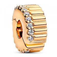 Ribbed Clip Charm - 764078C01