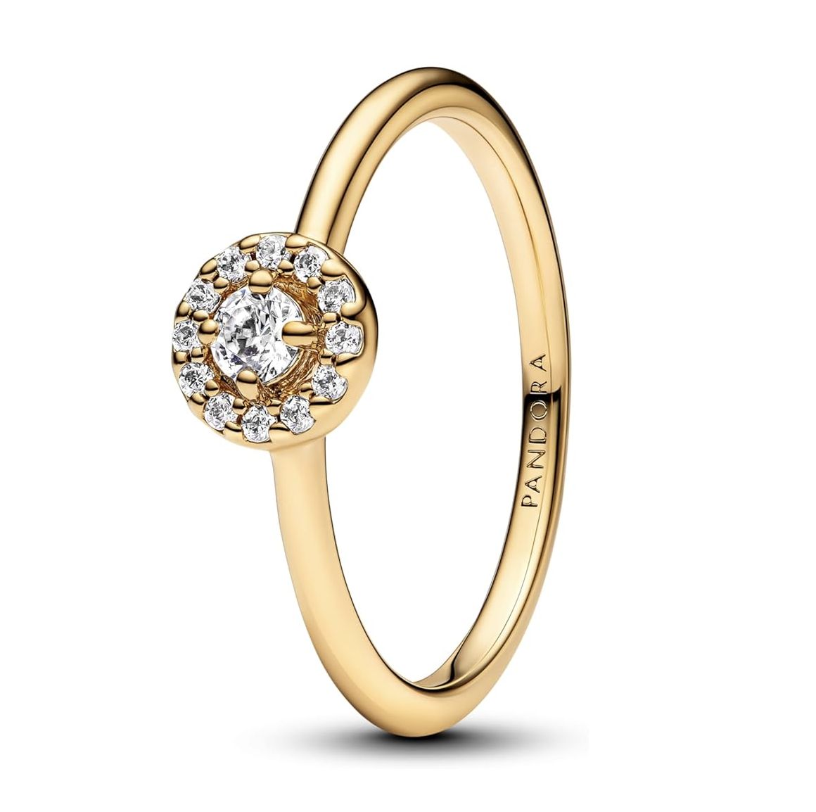 Round Pave Halo Ring-163554C01