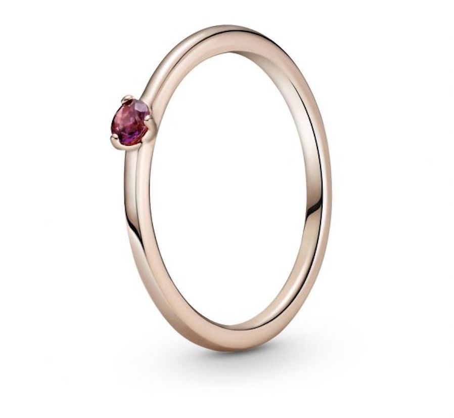 Red Solitaire Ring -189259C01