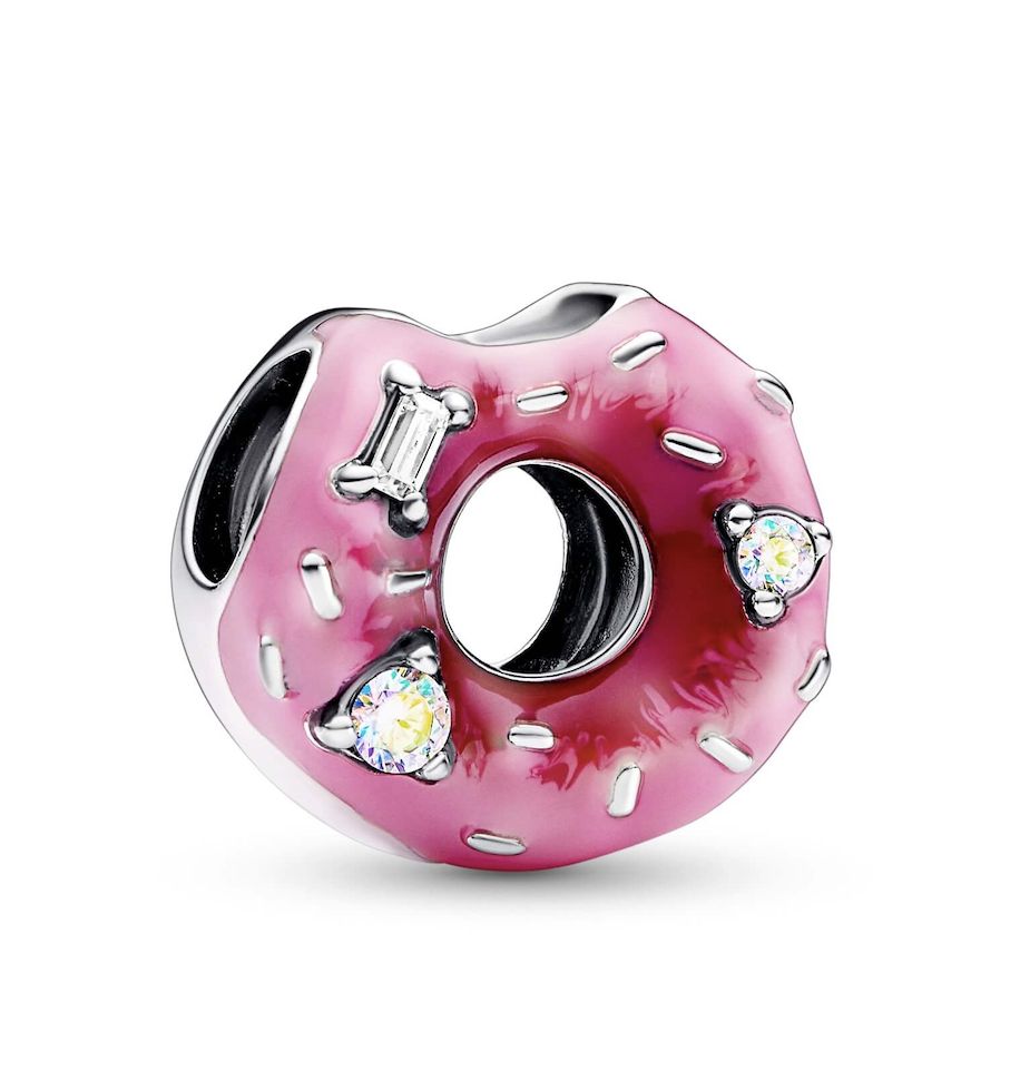 Sparkling Sprinkled Donut Charm - 792596C01