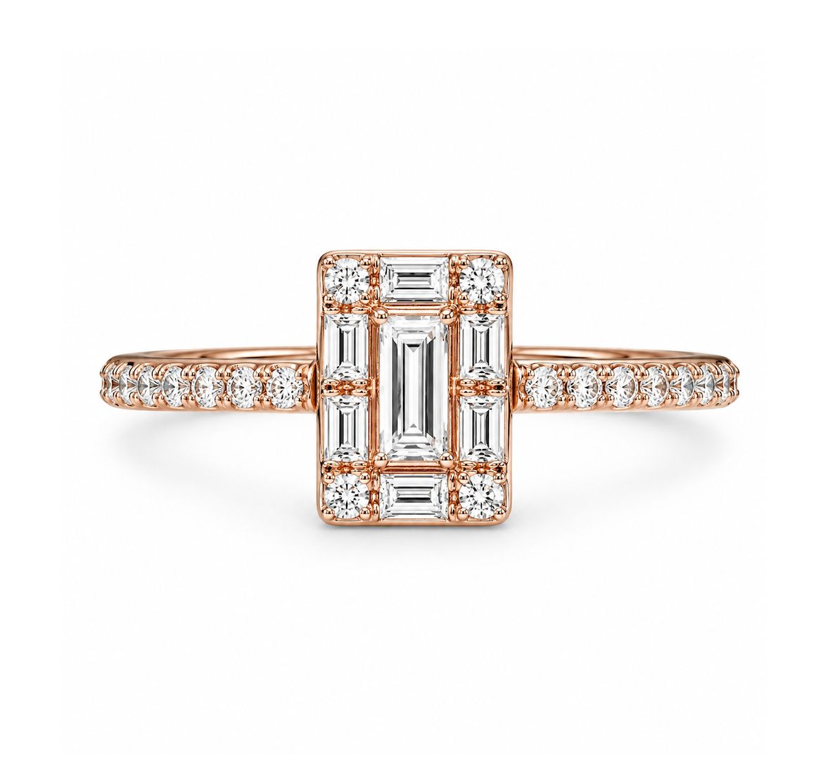 Pandora Sparkling Square Halo Ring - 187541CZ