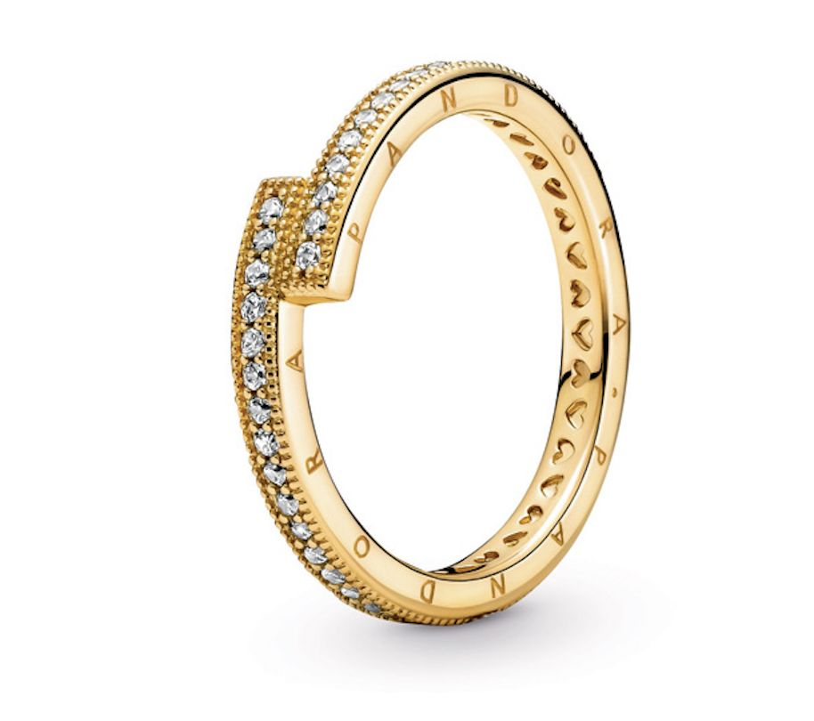 Sparkling Overlapping Ring - 169491C01
