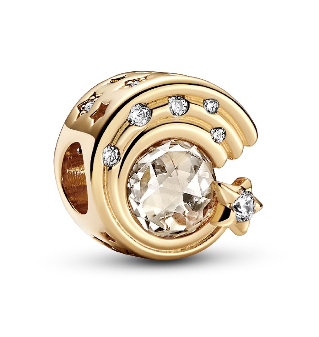 Sparkling Shooting Star Charm-762202C01