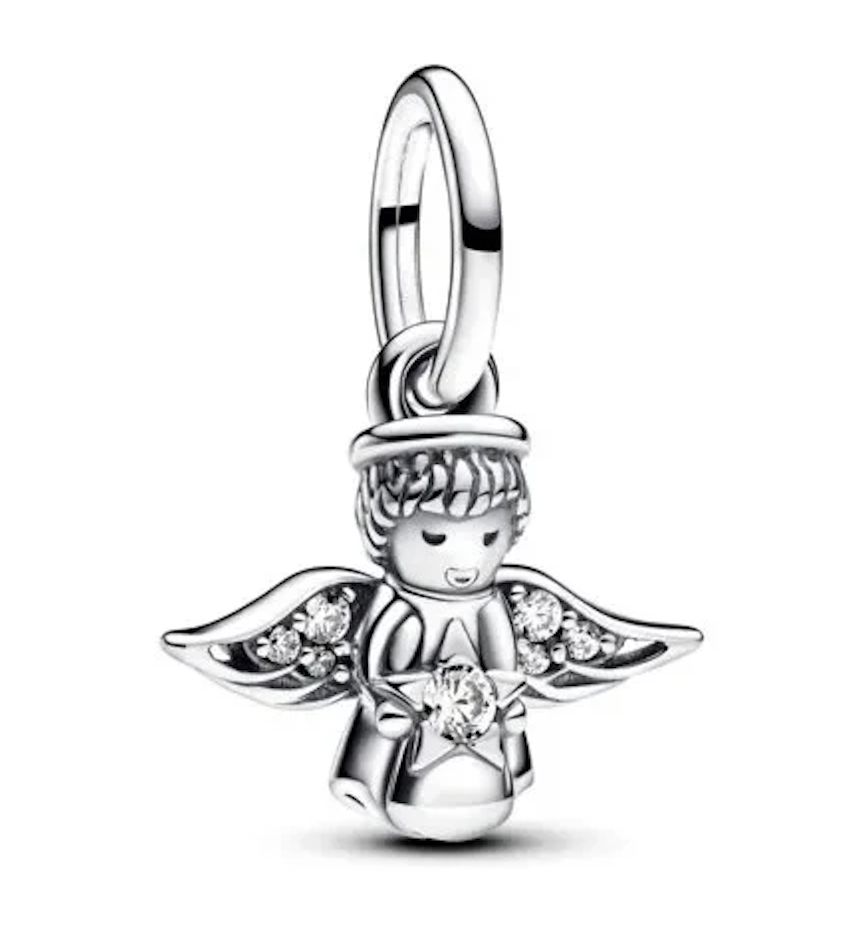 Sparkling Angel Dangle Charm-793598C01