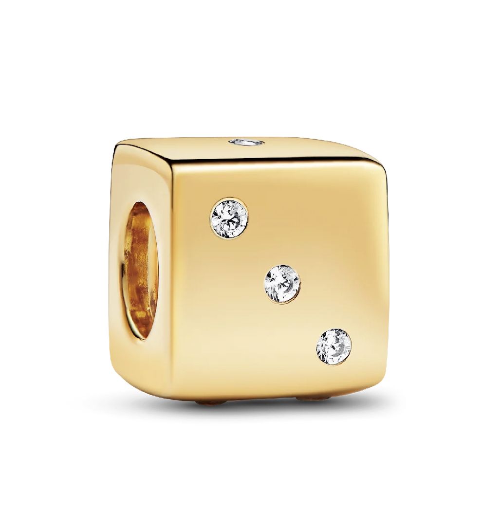 Sparkling Dice Charm-761269C01