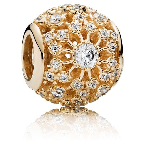 Sparkling Openwork Charm - 750838CZ