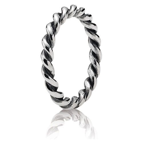 Twist Swirling Band Ring-190602