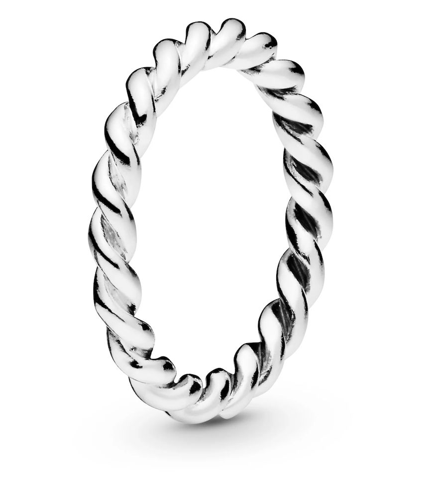 Twist Swirling Band Ring-190602