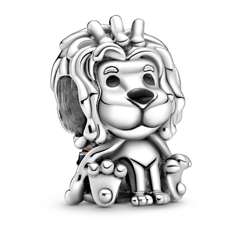 Wavy Union Jack Lion Charm - 799032C01