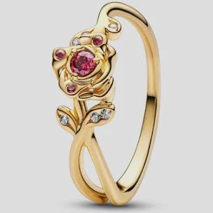 Disney Beauty and the Beast Rose Ring - 160017C01