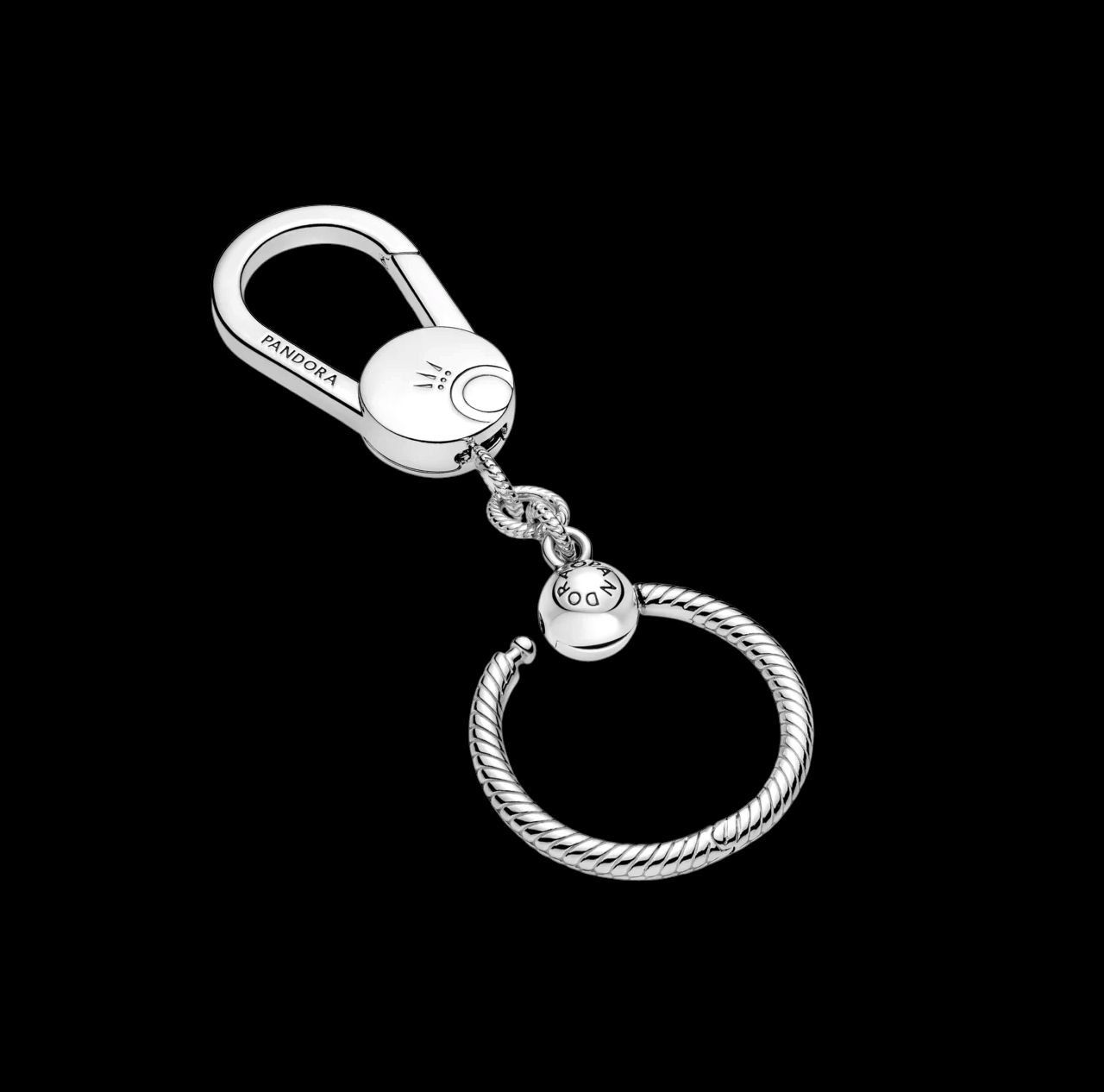 Pandora Moments Small Bag Charm Holder Sterling Silver-399567C00