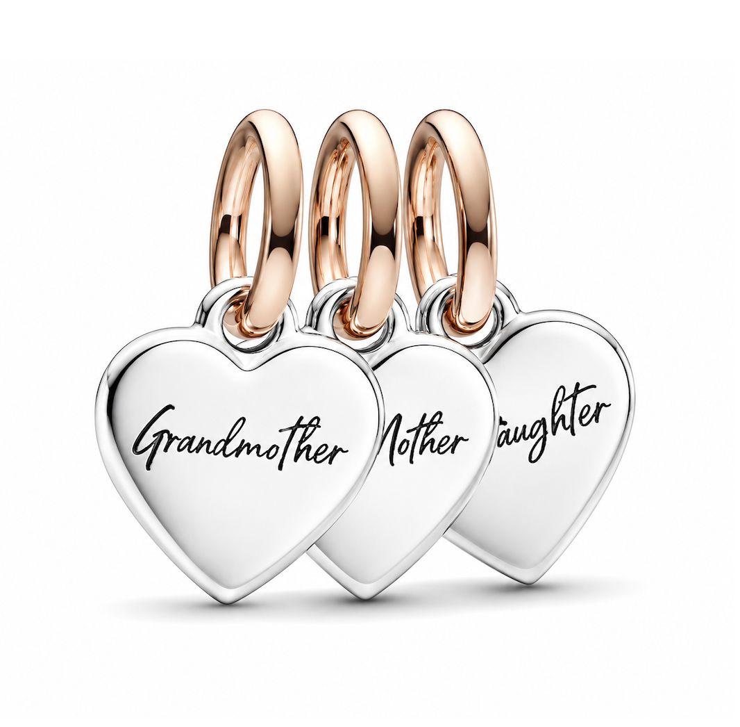 Two-Tone Splittable Family Generation of Hearts Triple Dangle Charm-782648C00