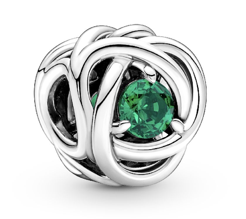 May Birthstone Eternity Circle Charm -790065C08