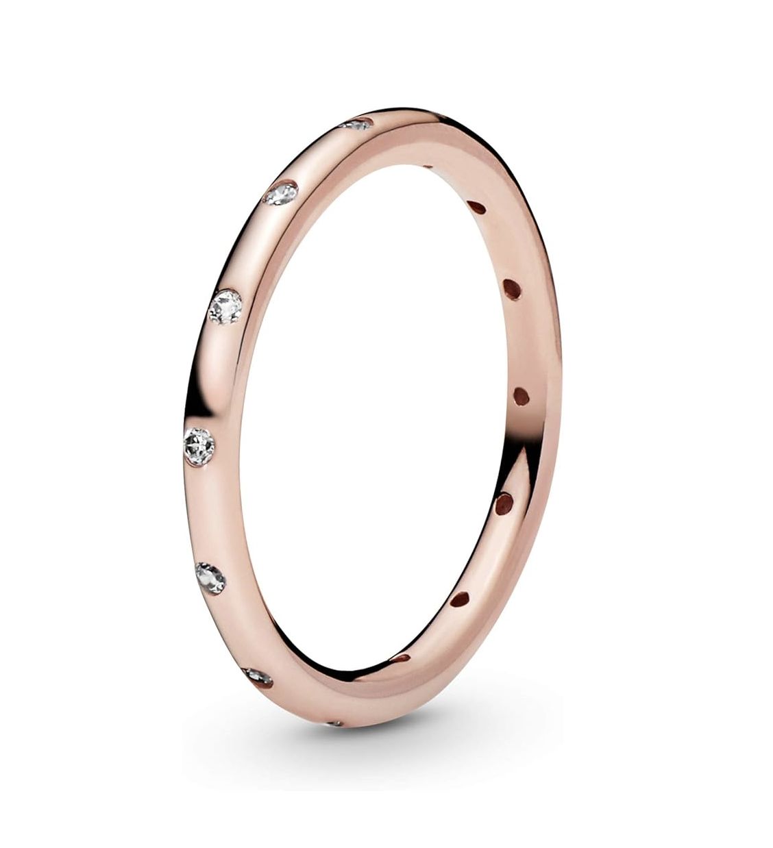Simple Sparkling Band Ring-180945CZ