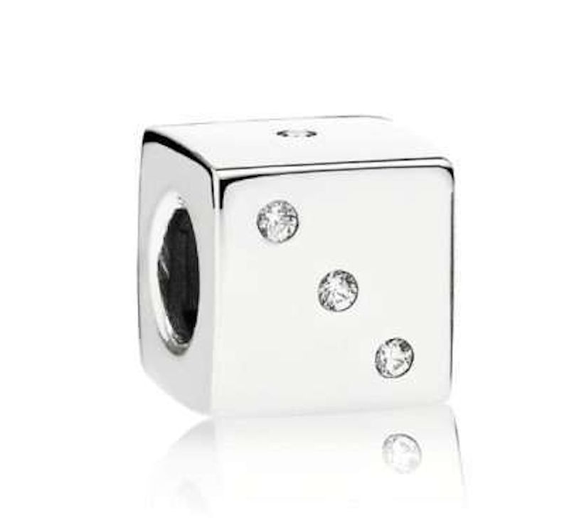 Sparkling Dice Charm-791269CZ