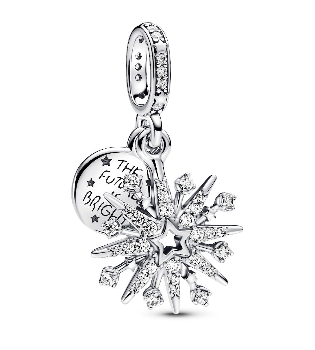 Sparkling Firework Double Dangle Charm-793512C01