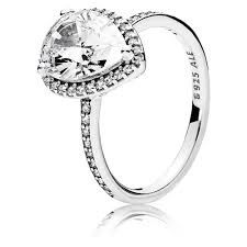 Sparkling Teardrop Ring - 196251CZ