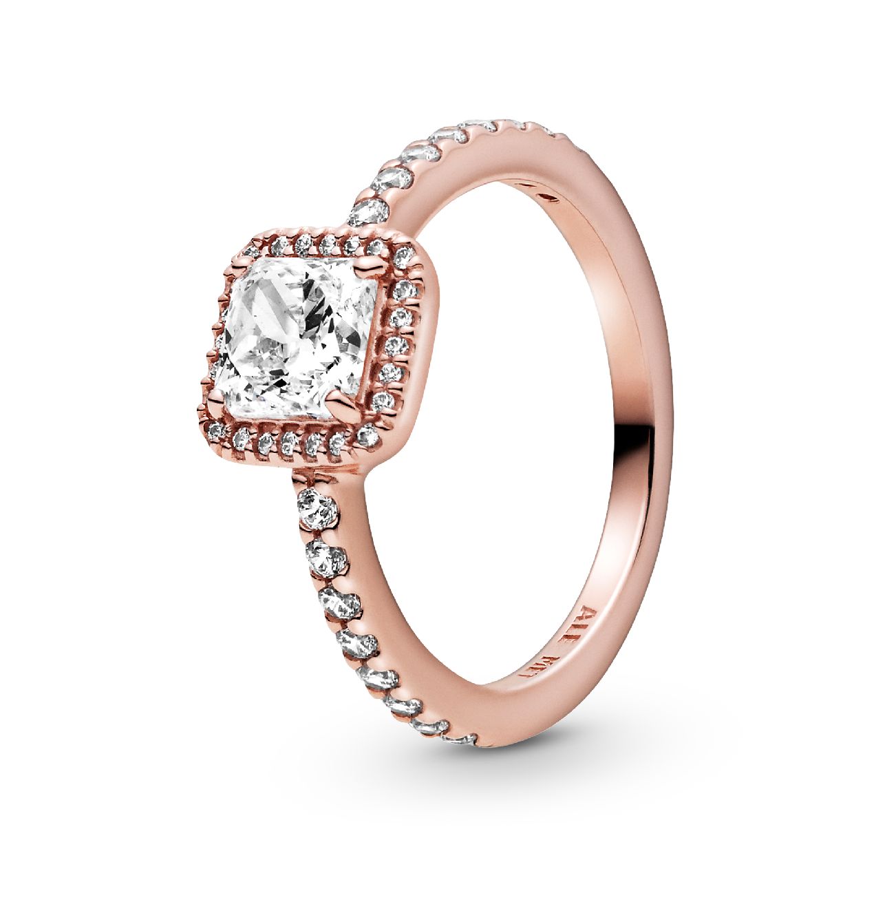 Square Sparkle Halo Ring-188862C01