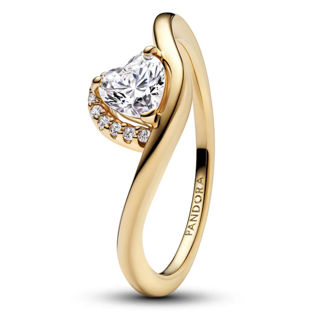 Wavy Heart Ring-163660C01