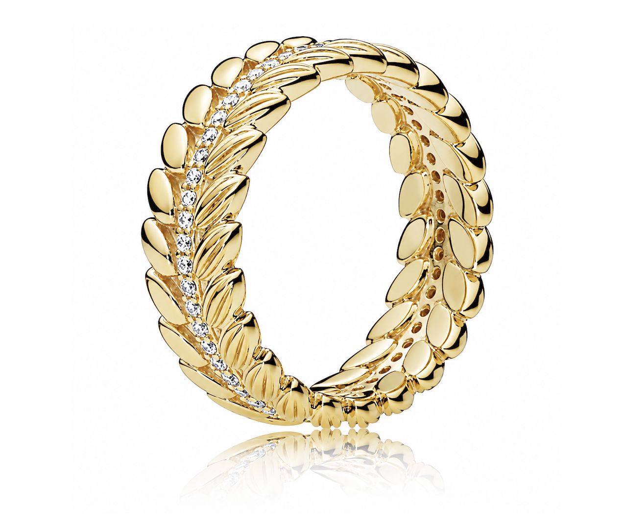 Pandora Wheat Grains Band Ring - 167698CZ