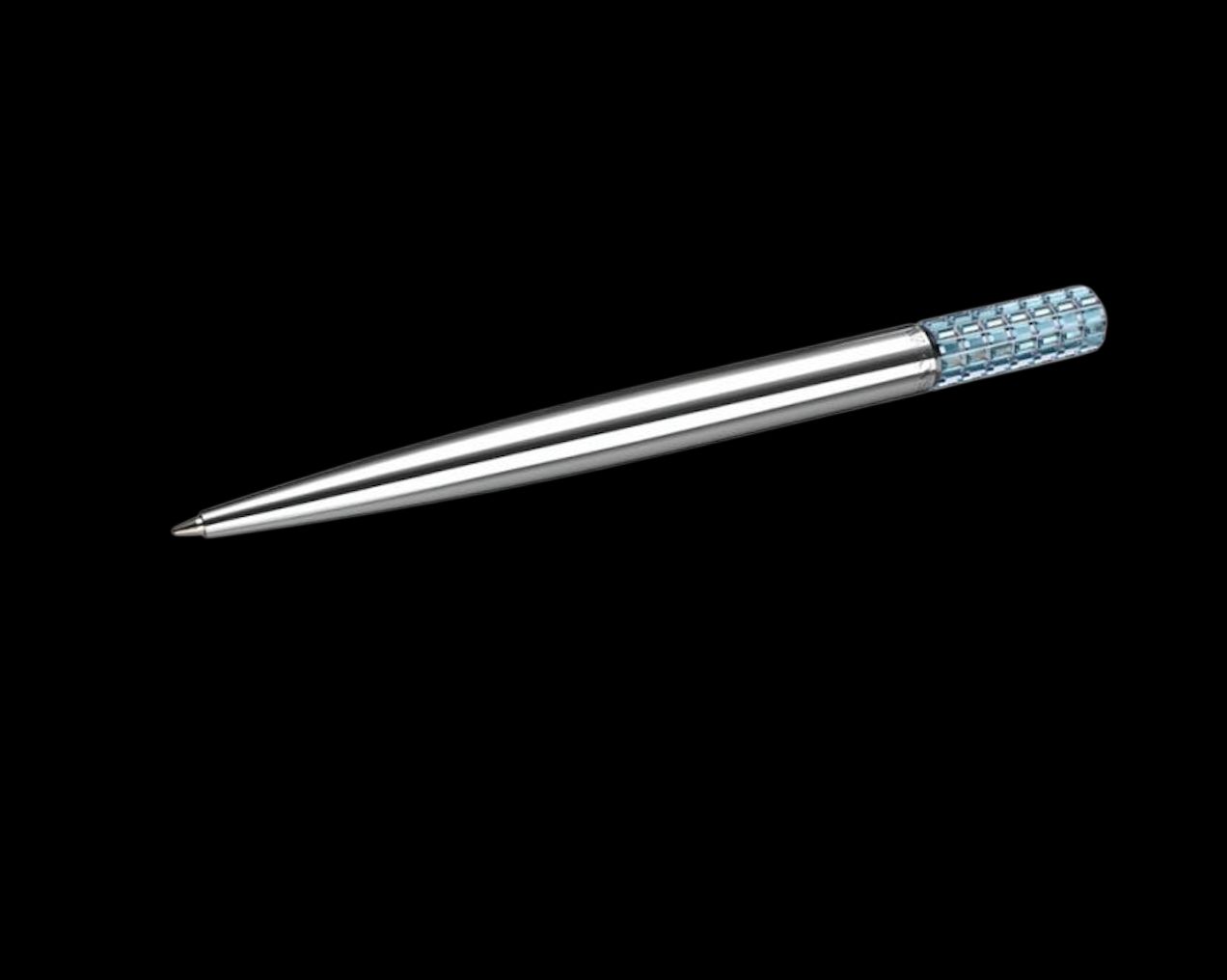 Ballpoint Pen, Blue, Chrome Plated-5623052
