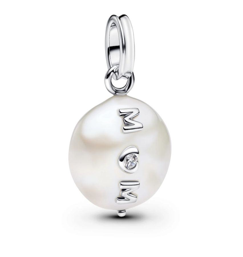 Baroque Pearl Mum Dangle Charm-793783C01