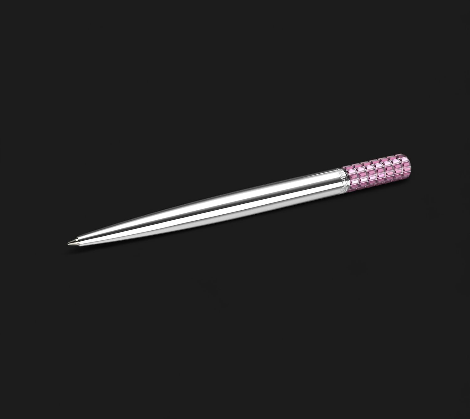 Ballpoint Pen, Pink, Chrome Plated-5647830