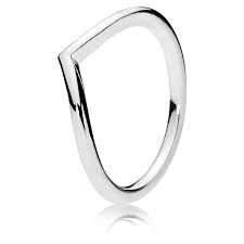 Polished Wishbone Ring  - 196314