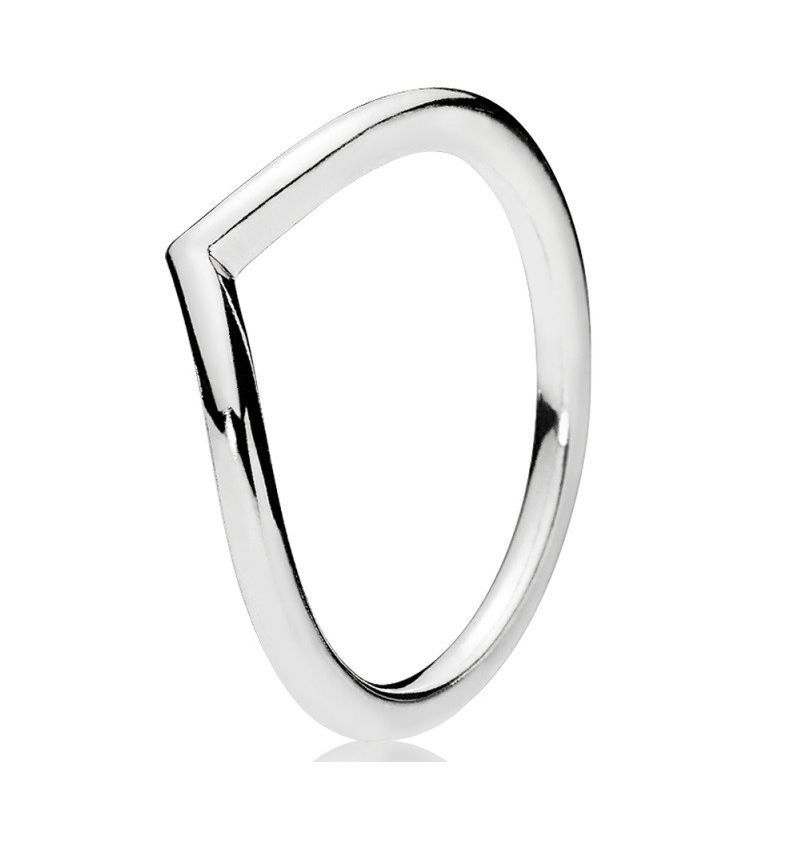 Polished Wishbone Ring-196314