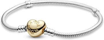Pandora Moments Heart Clasp Snake Chain Bracelet  - 568707C00