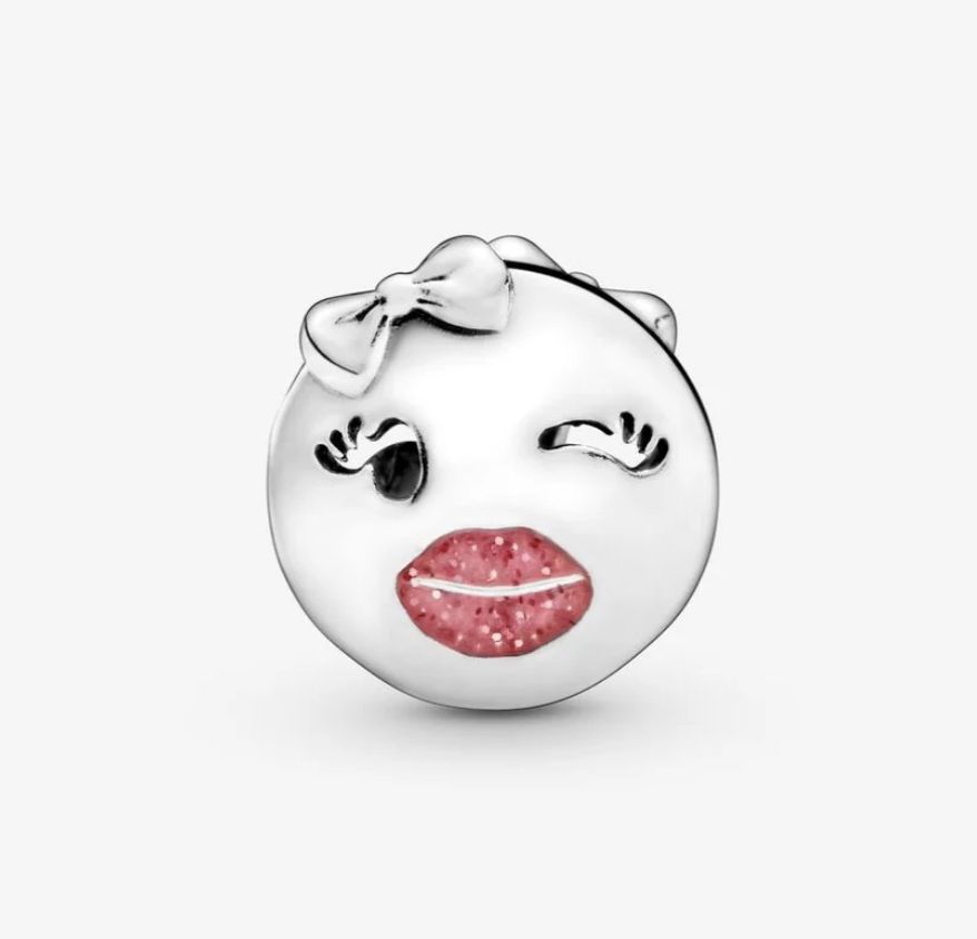 Wink Emoticon Charm - 797028EN161