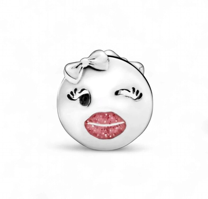 Wink Emoticon Charm - 797028EN161