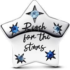 Bold Sparkling Star Charm - 792974C01