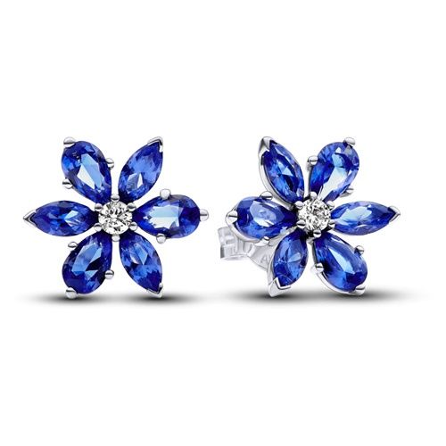 Pandora Blue Herbarium Cluster Stud Earrings - 292407C01