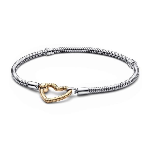 Heart Closure Snake Chain Bracelet  - 569539C00