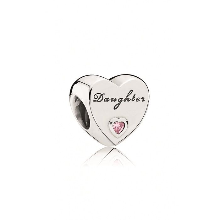 Daughter Heart Charm - 791726PCZ
