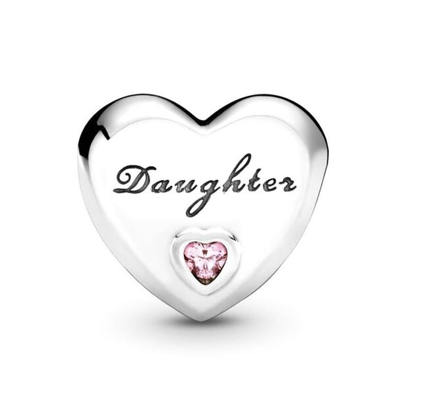 Daughter Heart Charm-791726PCZ