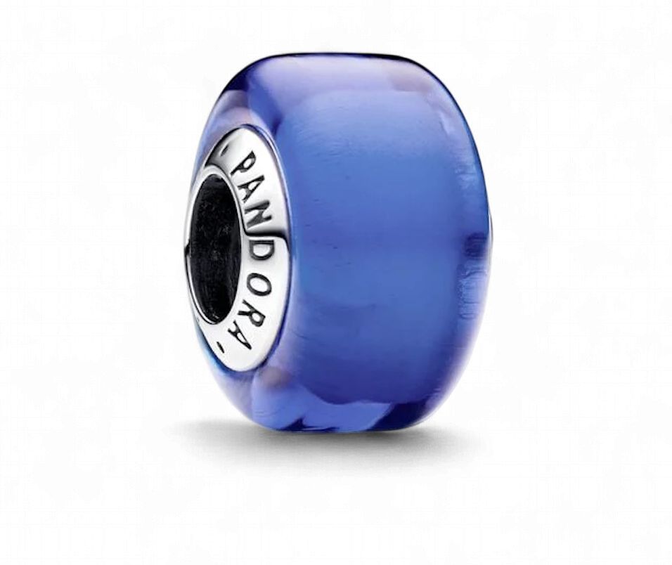 Blue Mini Murano Glass Charm-793105C00