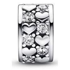 Infinite Hearts Sparkling Clip Charm - 792235C01